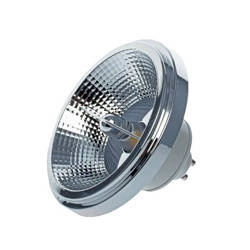 ES111 GU10 LED 9W 4000K plastic+aluminum white-silver bulb