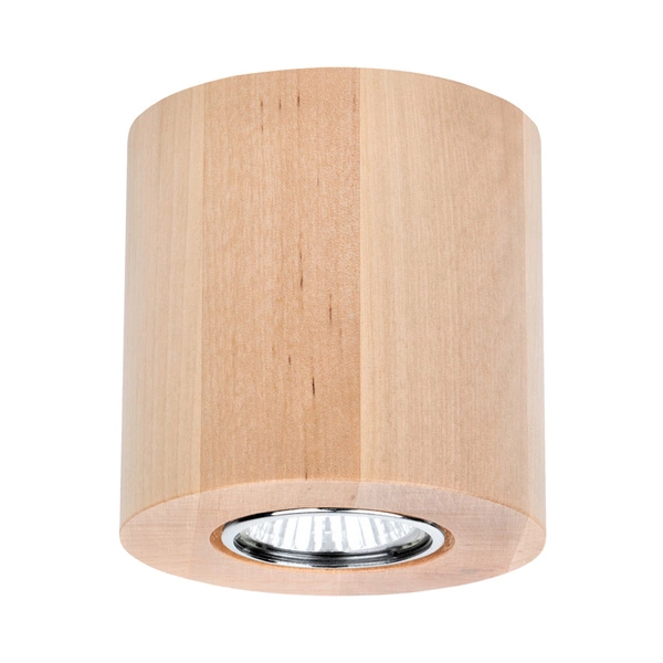 Wooddream Round Lampa Sufitowa Incl.1xLED GU10 5W Brzoza 2566160