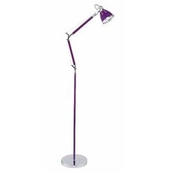 Lampa stojąca, wysoka, podłogowa, biurowa fiolet JERONA 180cm 7051114