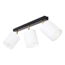 Aprillia Ceiling Lamp 3xE27 Max.25W Black/Gold/White 56344304