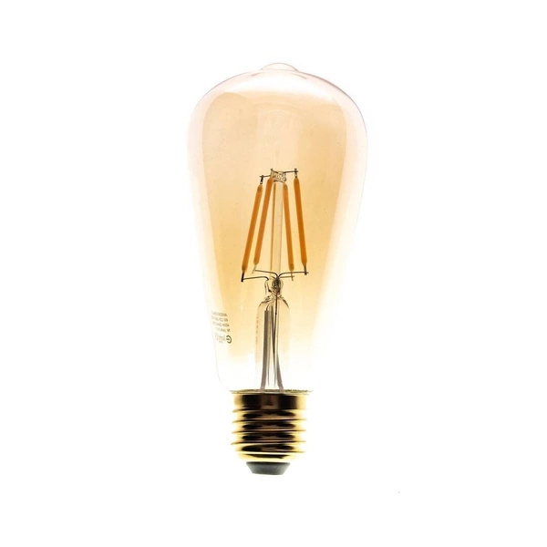 Żarówka Filamentowa LED, E27, ST64, 6W, barwa ciepła 2700K, 700lm, Amber