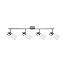 Kira Ceiling Lamp 4xE14 Max.40W Chrome Metal/White Glass 2220427