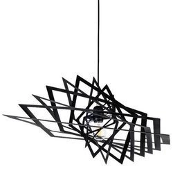 PLANET pendant lamp serpentine black 60cm 1874104