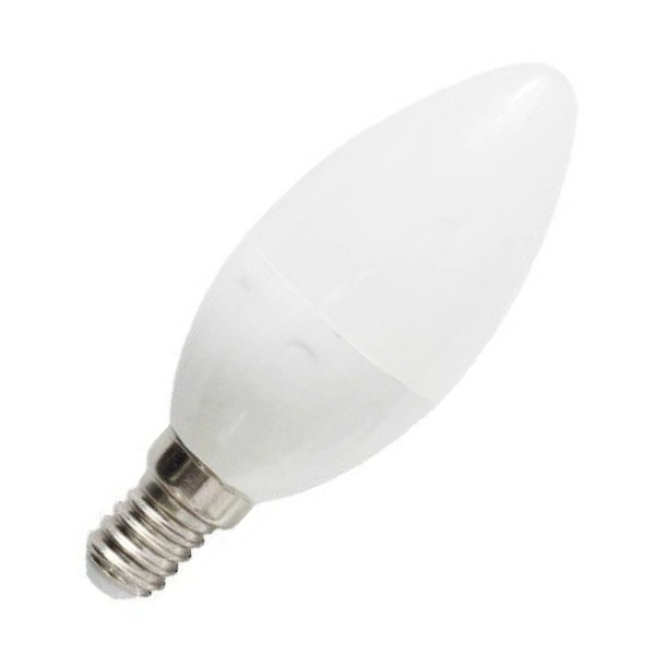 LED bulb E14 7W warm 3000K candle C37