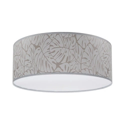 Mateo Ceiling Lamp 3xE27 Max.25W White Metal/Beige Wallpaper 87801802