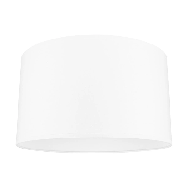 Lampshade Cylinder E27 H60 White Fabric A1285