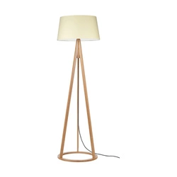 Konan Floor Lamp 1xE27 Max.60W Oiled Oak/Anthracite/Cream 6422174