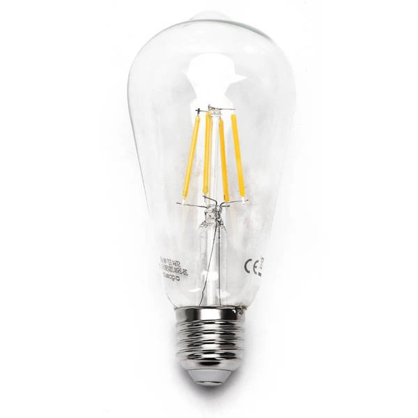 Filament LED bulb E27 6W ST64 warm 2700K