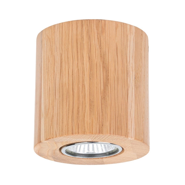 Wooddream Round Lampa Sufitowa 1xGU10 Max.6W Dąb Olejowany 2066174