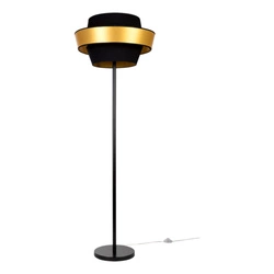 Preto Gold Lampa Podłogowa 1xE27 Max.60W Czarny/Czarny-Złoty 12330104