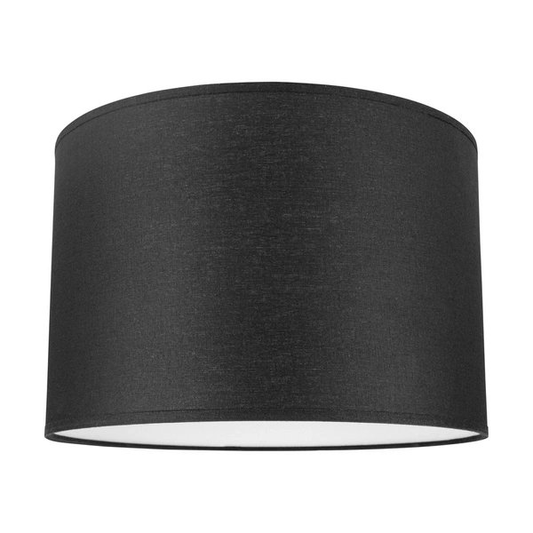 Lampshade Cylinder E27 H30 Black Fabric A0416