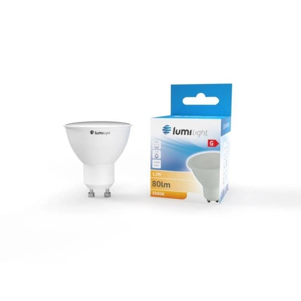 Żarówka LED JDR GU10 1,2W 230V barwa ciepła 3000K | biały