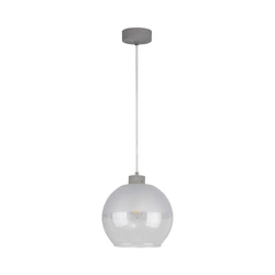 Fresh Lampa Wisząca 1xE27 Max.60W Szary/Szroniony-Transparentny 1860136