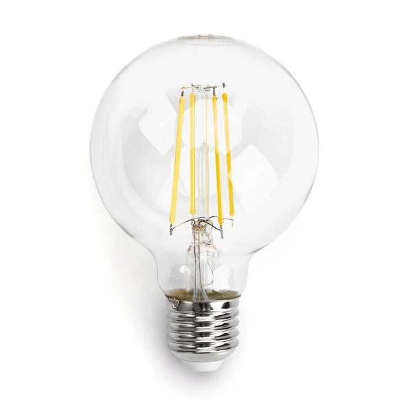 Żarówka FILAMENT LED E27 6W ciepła 2700K G80