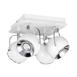 Ball Ceiling Lamp Incl.4xLED GU10 5W White/Chrome 5109482