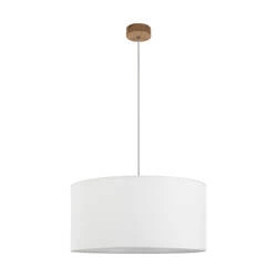 Benita Pendant Lamp 1xE27 Max.40W Oiled Oak // White 1017400511545