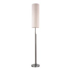 Eleganta Floor Lamp Incl. LED Integrated 1800lm+500lm 3000K 22W Satin Metal/Black Fabric Cable/Beige Linen Shade 15923127