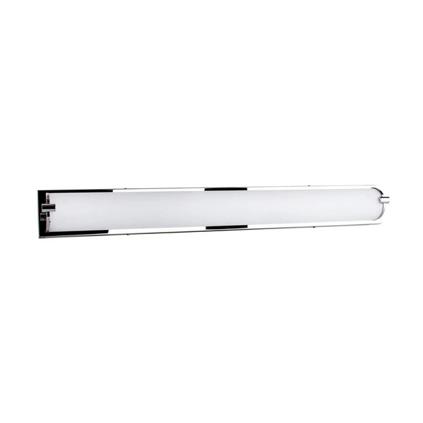 Romy Wall Lamp Incl. LED Integrated 3200lm 3000K 40W Chrome Metal/White Glass 3481128