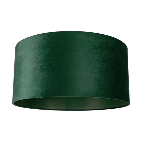 Lampshade Cylinder E27 H50 Green Velvet A1391