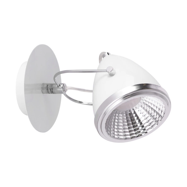 Oliver Wall Lamp Incl. 1xGU10 LED 5,5W Chrome Metal/White Metal 5109102