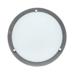 Lampa Sufitowa Rocky 2xE27 Max.40W Szary Beton/Białe Szkło 4753236