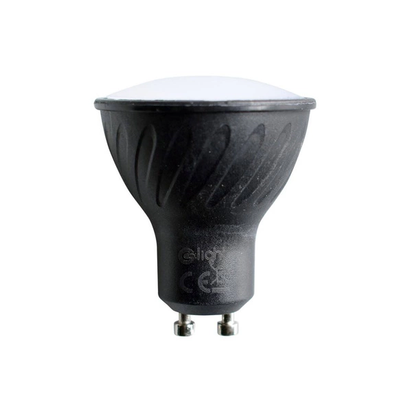 BLACK LED BULB 6W GU10. COLOR: WARM