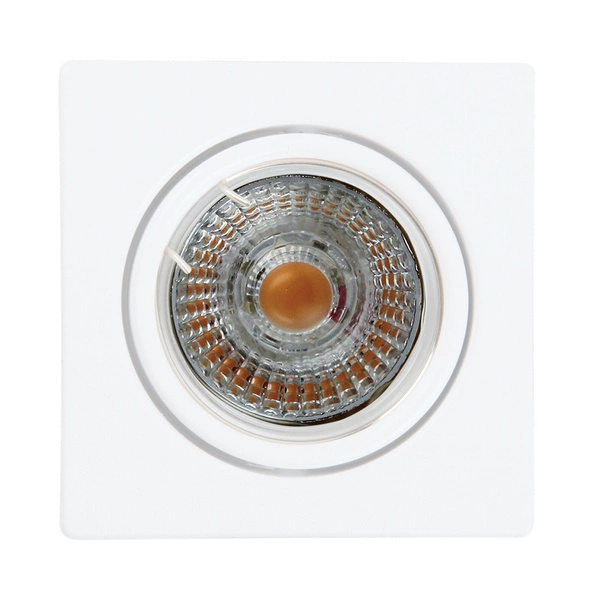 Ledsdream Square Ceiling Lamp Incl.1xLED GU10 5W White 2605102