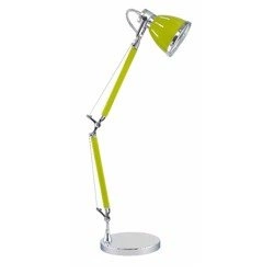 Lampa biurkowa, wysoka z regulacją, zielona JERONA 86cm 7050109