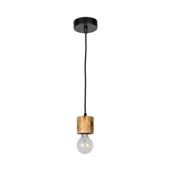 Pino Pendant Lamp 1xE27 Max.60W Stained Pine/Black 71689104