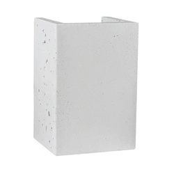 Kinkiet Blokowy 2xGU10 Max.6W Biały Beton 8973237