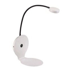 Lampa ścienna ARLES biała z małą okrągłą półką 5850102